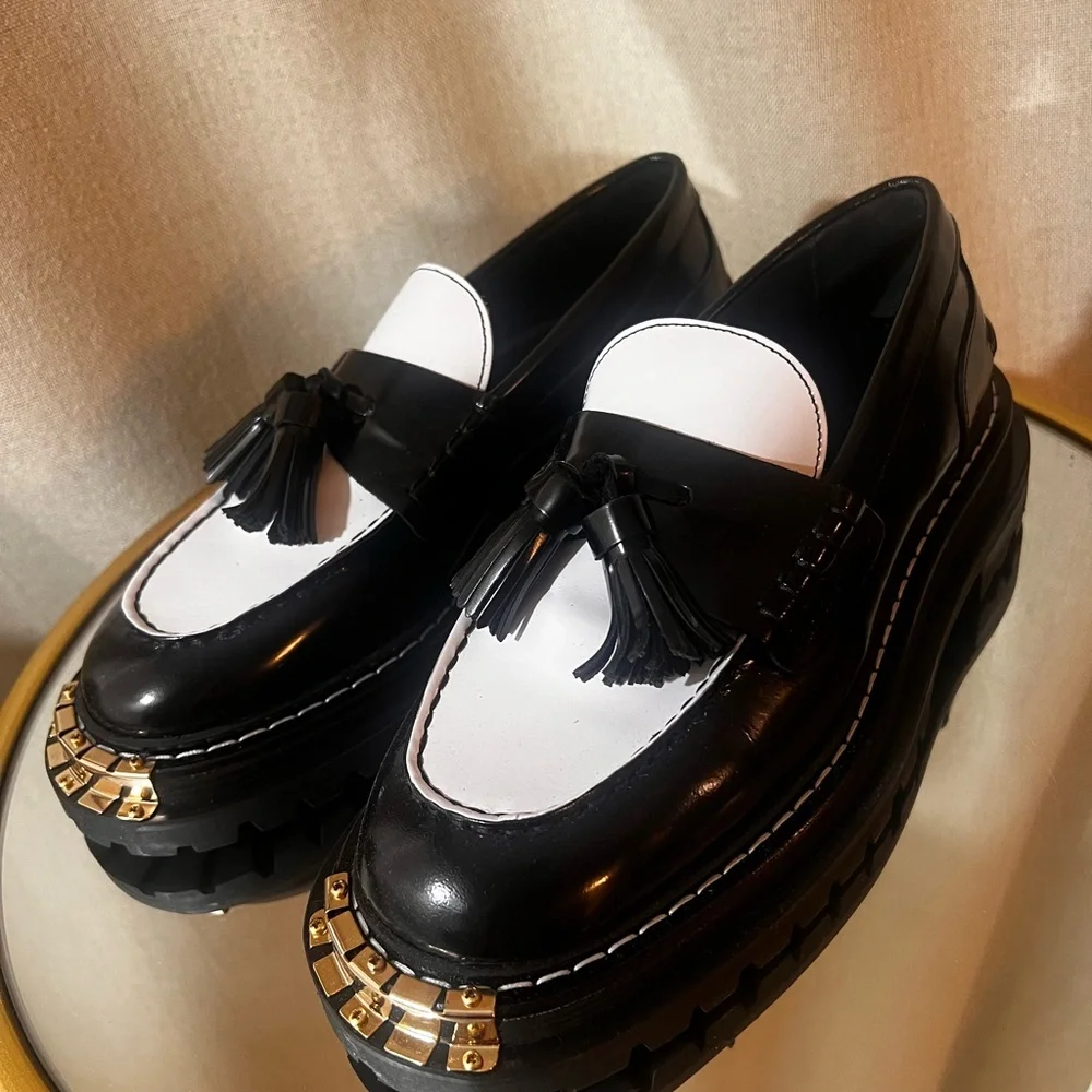 Sandro Leather Loafers - Picture 5 of 6